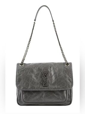 Saint Laurent Medium Niki Leather Shoulder Bag